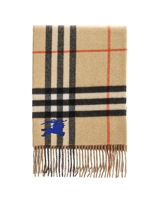 [버버리] 리버시블 체크 캐시미어 머플러 168 샌드 8094710
