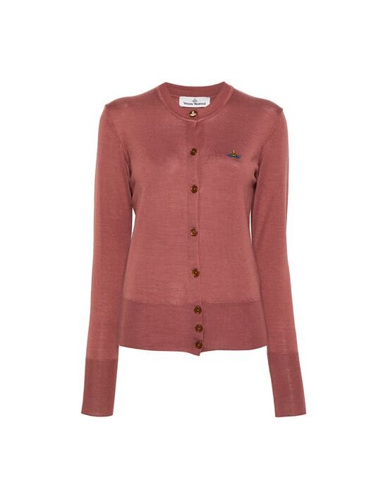 [비비안 웨스트우드] 베아 가디건 핑크 1803002P Y001A H409