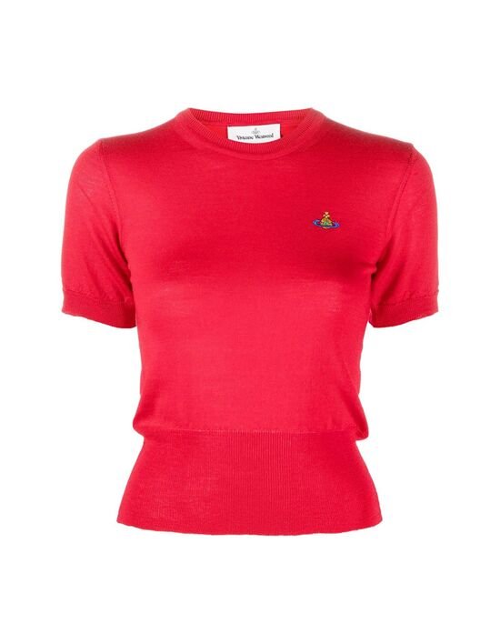 [비비안 웨스트우드] 베아 탑 니트 레드 18030020 Y000Q H401