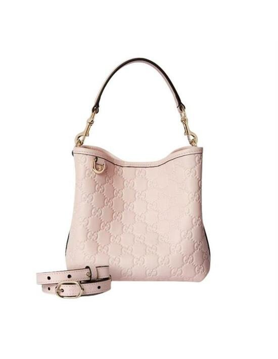 [구찌] 핑크 GG 레더 815118 AAFDV 5734