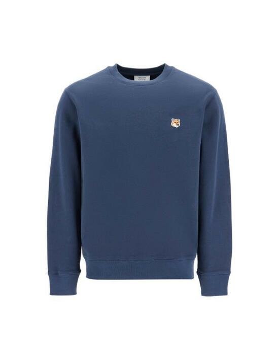 [메종 키츠네] 폭스헤드 레귤러 맨투맨 티셔츠 긴팔티 LM00301KM0001 P476