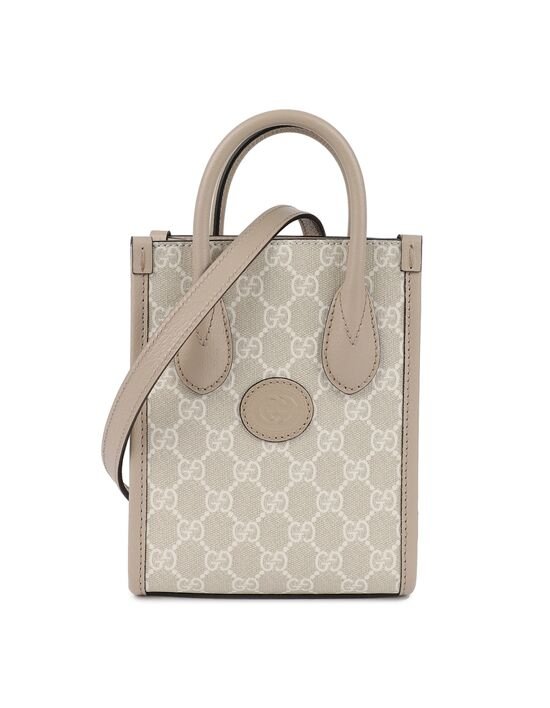 [구찌] 인터로킹 여성 미니 토트백 671623 UULBT 9683