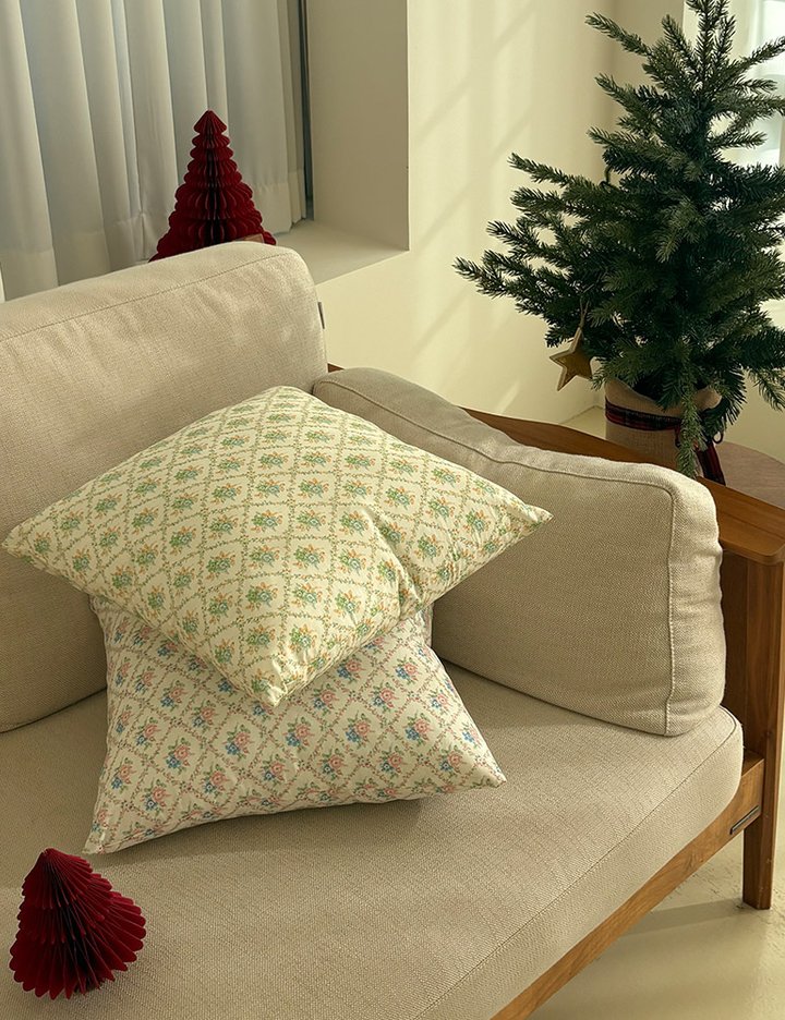 [샤이닝홈] 리버블 뮬리 DTP 쿠션&방석커버(솜포함) 50x50 2종 (택1)