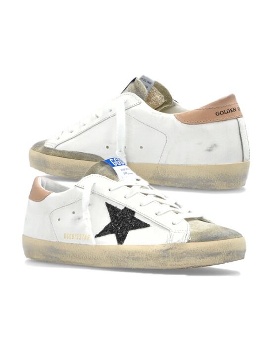 [골든구스] 25FW 여성 클래식 글리터 슈퍼스타 스니커즈 화이트 GWF00101