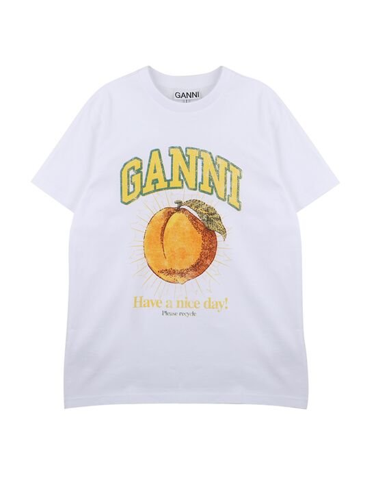 [가니] 라프리마 피치 로고 프린트 반팔티 T3529 151