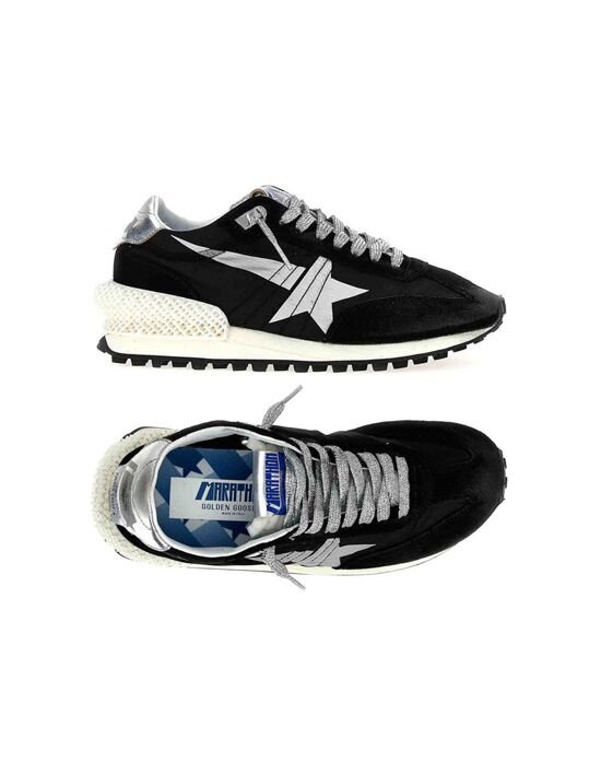 [골든구스] 25FW 여성 러닝 마라톤 M2000 스니커즈 블랙실버 GWF00684