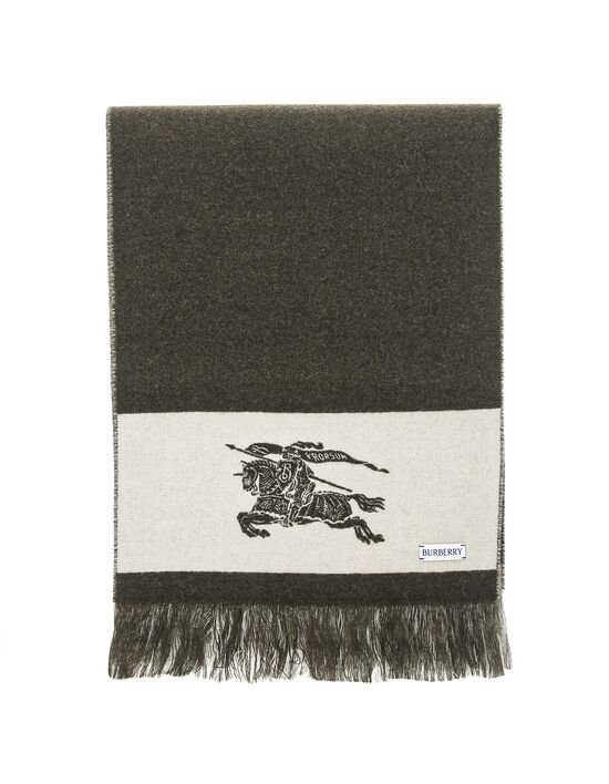 [버버리] EKD 로고 울 머플러 188 로크 8095231