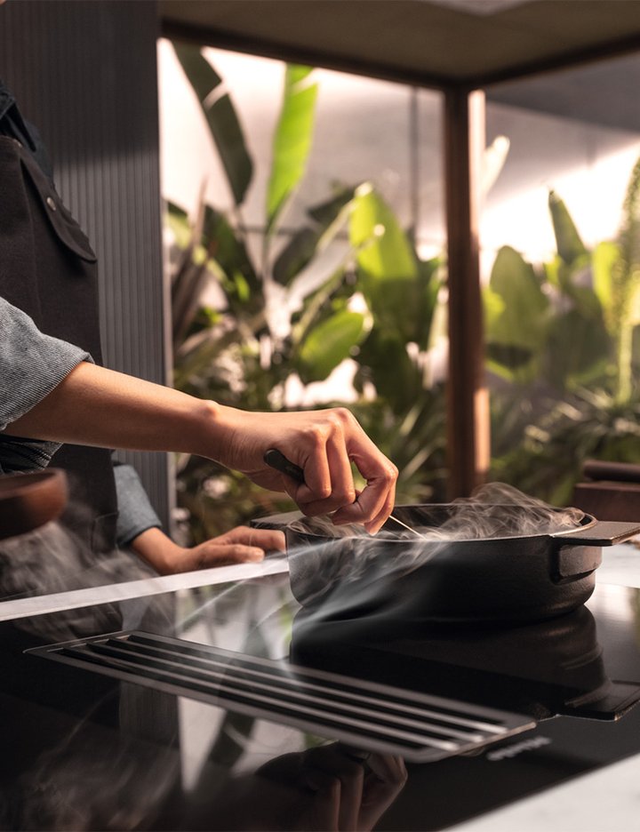 [Miele 본사] 밀레 후드일체형 인덕션 KMDA 7476 FL (단품)