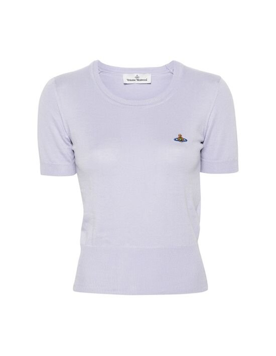 [비비안 웨스트우드] 베아 탑 니트 라벤더 1803002Q Y001B J405