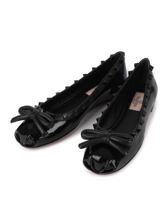 [발렌티노 가라바니] 라프리마 발렌티노 여성 락스터드 플랫 슈즈 4W2S0HQ5 NBU