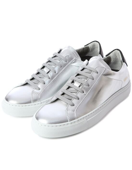 [커먼프로젝트] 아킬레스 레트로 로우 화이트솔 여성 스니커즈6039 7509