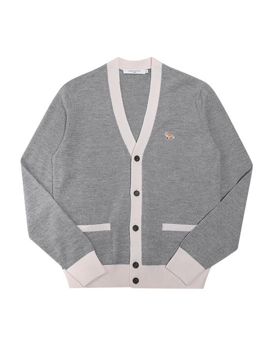 [메종 키츠네] HU00542KT1036 H150 공용 가디건
