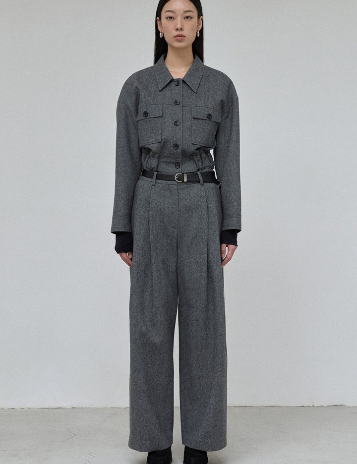 [블러썸에이치컴퍼니] 포코 헤링본 팬츠 2종 (택1)