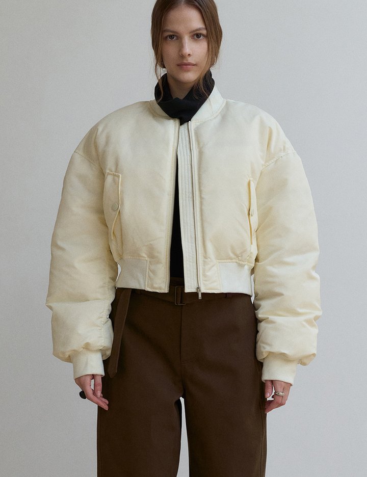 [블러썸에이치컴퍼니] 카오 봄버 숏 패딩 3종 (택1)