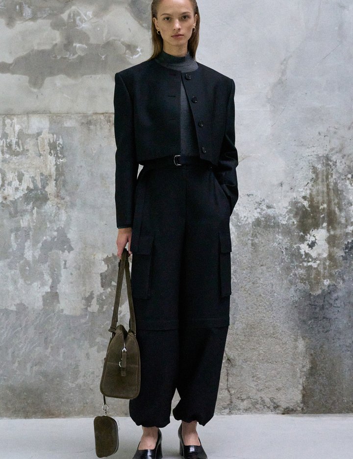 [블러썸에이치컴퍼니] 듀 울실크 카고 팬츠