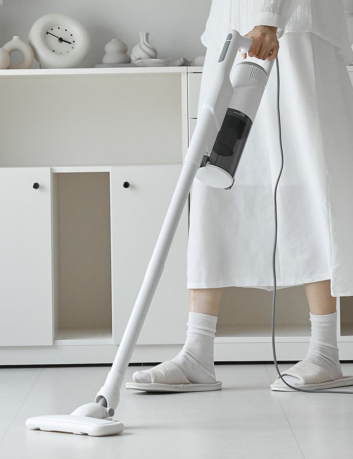 [홈리아] 유선청소기 자취 원룸청소기 소형 가벼운 진공 청소기