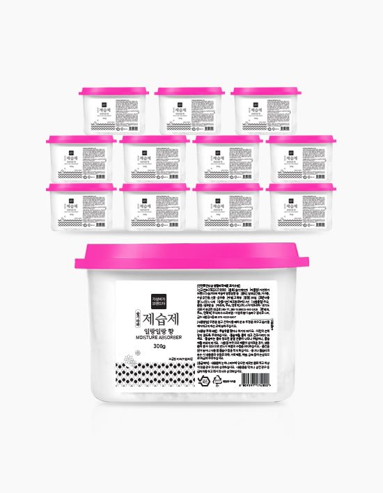 [가성비가브랜드다] 향기나는 습기타파 제습제 일랑일랑향 (300g X 12개)