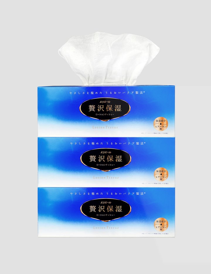 [에리에르] 프리미엄 로션 미용티슈 갑티슈형 (200매 X 3입)