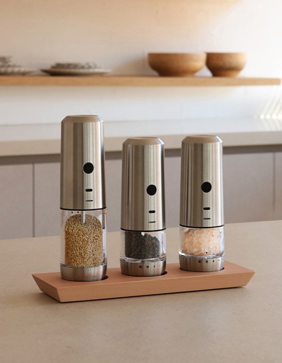 [마리슈타이거] 프로피 싱글 충전식 전동 싱글 깨/후추 그라인더 (3종 택1)