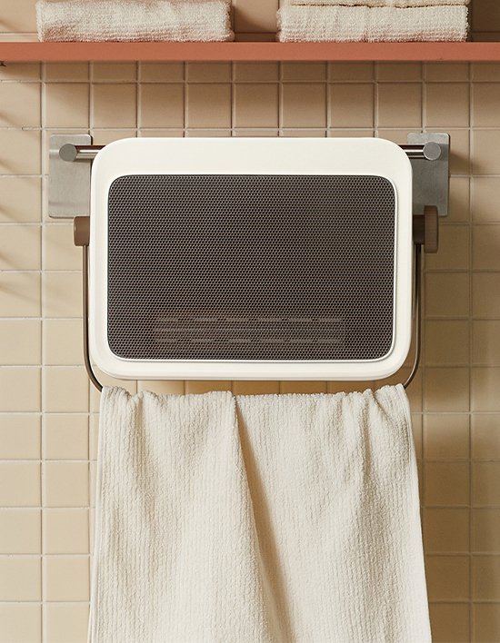 [퀸센스] 25년형 초고속 발열 PTC 욕실용 전기히터 QSH-BP70D (크림베이지)