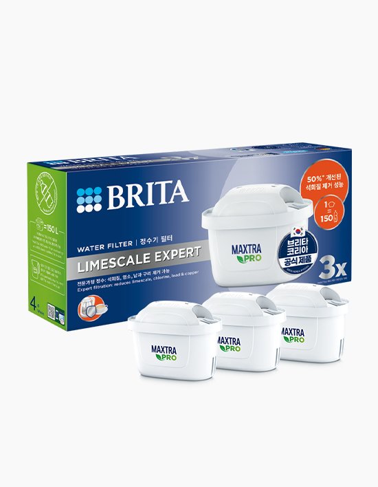 [브리타] 정수기 필터 막스트라 프로 라임스케일 3개입 (막스트라 프로 라임스케일 3개입)