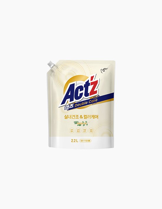 [액츠] Act'z 더블케어 플러스 세탁세제 2.2L 리필팩 1입