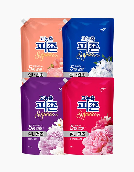 [피죤] 고농축 섬유유연제 시그니처 1.6L 4종 (택1)