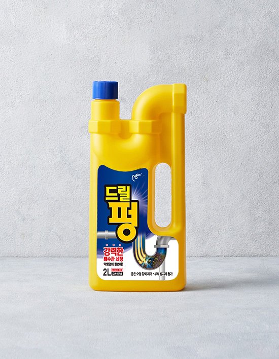 [무균무때] 배수구 주거세정제 드릴펑 2L 1개