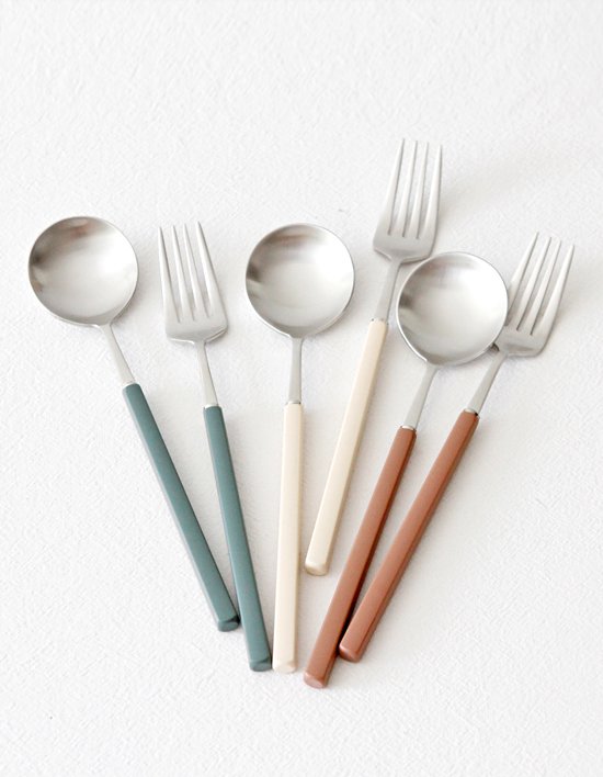 [카모메키친]  에펠 보겐피노 샤틴 디저트 커트러리 2인세트 3종 (택1)