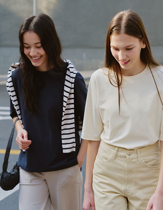 [포머티브] 에어리 베이직 반팔티셔츠_3color (택1)