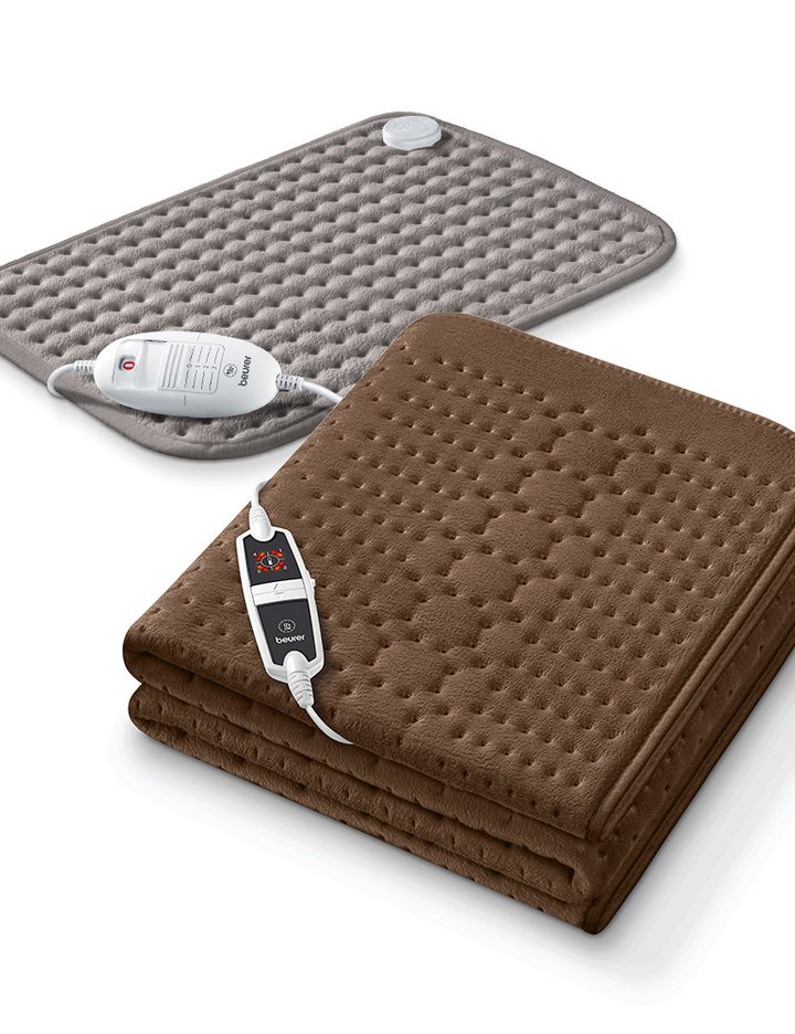 [보이러] 전기요 브라운+히팅패드 빨아쓰는 전기매트 온열매트