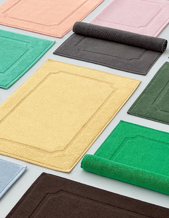 [테리파머] 1+1 모던스퀘어 면규조토 호텔 발매트/욕실매트/현관매트 2장 22종 (택1)