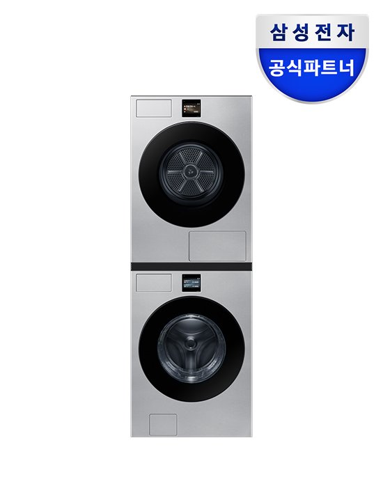 [삼성전자] 비스포크 AI 세탁기 건조기 WF80F2520BDHT  25+20kg 실버스틸 (WF80F2520BDHT)