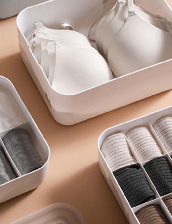 [무타공마켓] 도시락 속옷양말정리함 12종 (택1)