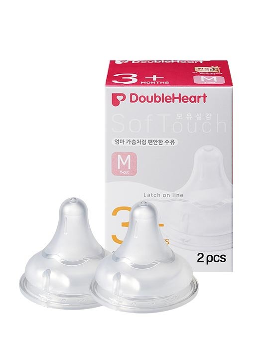 [더블하트] 3세대 젖꼭지 2개 (SS/S/M/L/LL/3L)