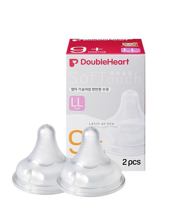 [더블하트] 3세대 젖꼭지 2개 (SS/S/M/L/LL/3L)