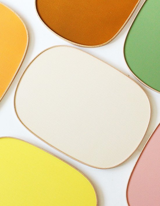 [아카시아] 오벌 컬러 쟁반/트레이 4컬러 (택1)