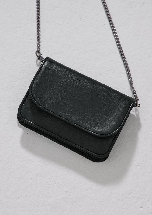 [로보] 이태리 램스킨 바디크로스 카드 홀더