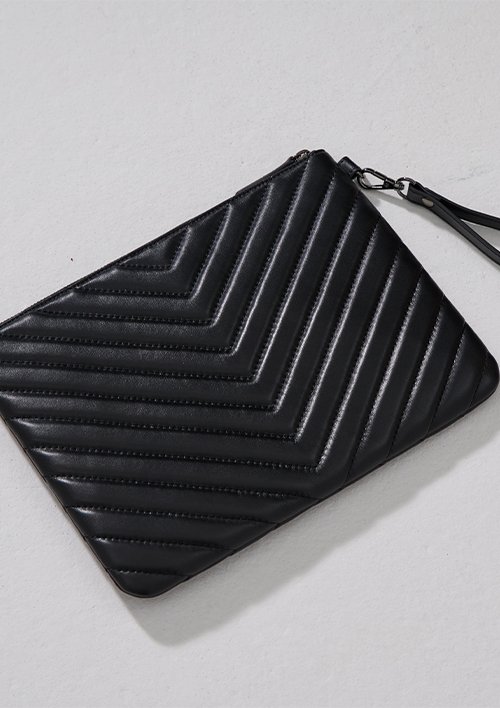 [로보] 이태리 마펠사 램스킨 V클러치백