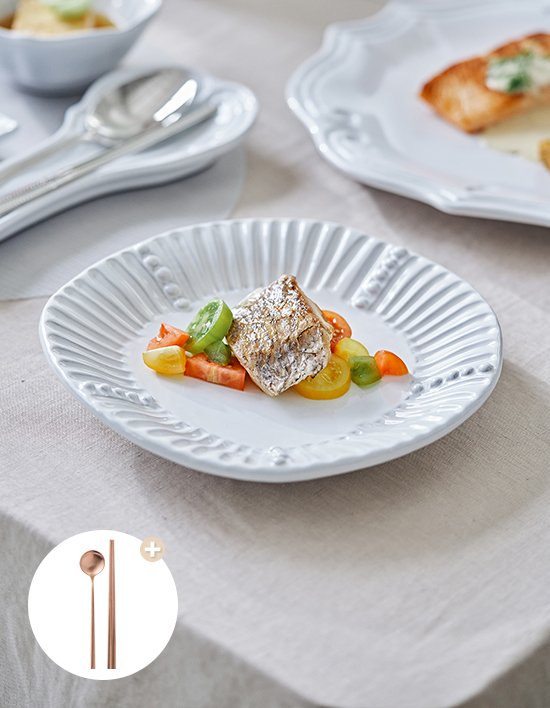 [VBC까사] (컬리단독) 인칸토 스트라이프 브런치 세트 6P (단품)