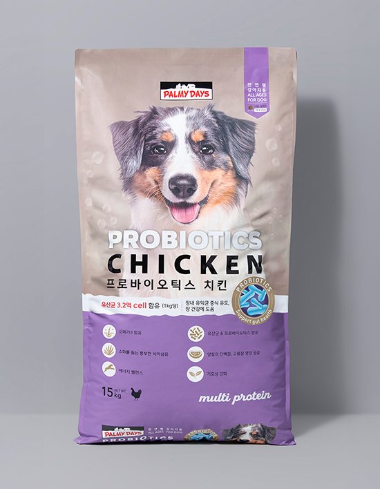 [파미데이즈] 프로바이오틱스 치킨 대용량 사료 15kg (강아지용) (15kg)