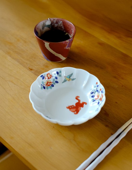 [마루히로 하사미] BARBAR 이로에 국화 플레이트 12.8cm 4종 (택1)