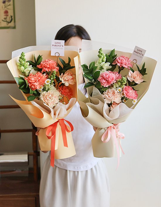[BASIUM FLOWER/사전예약] 믹스 카네이션 어버이날 꽃다발