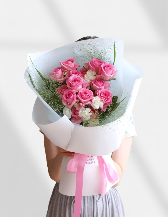 [BASIUM FLOWER] 핑크블리 꽃다발 (핑크블리 꽃다발)