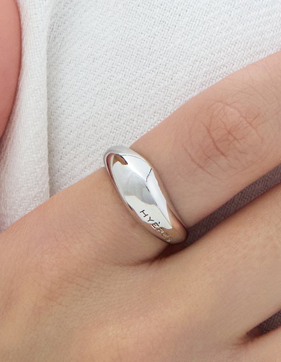 [이에르로르] 샴페인문 NEW 실버(W) 청키 반지 L