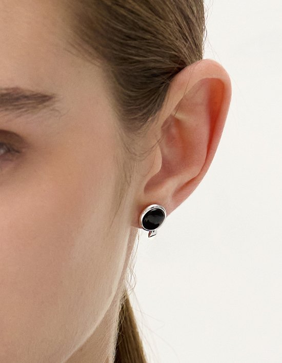 [이에르로르] 페니도르 NEW 실버(W) 귀걸이 오닉스 (단품)