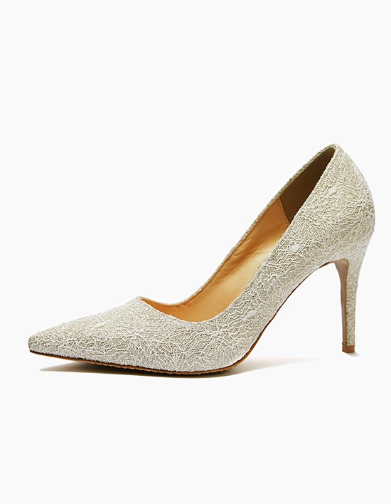 [브리아나] 클래식 스틸레토_크림 글리터 매쉬 24종(택1)