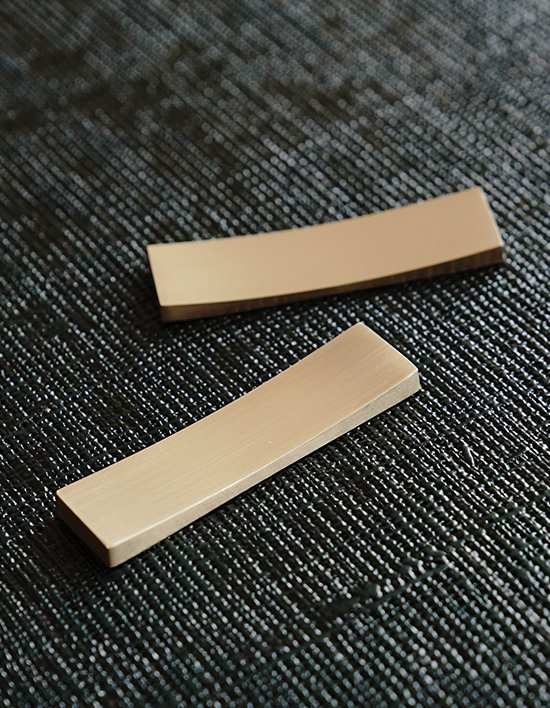 [놋담] 방짜유기 긴네모 수저받침 2P