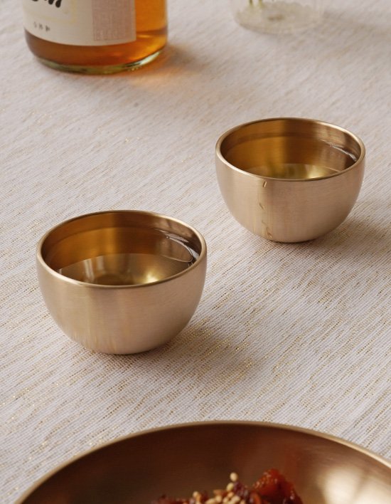 [놋담] 방짜유기 달술잔 2P