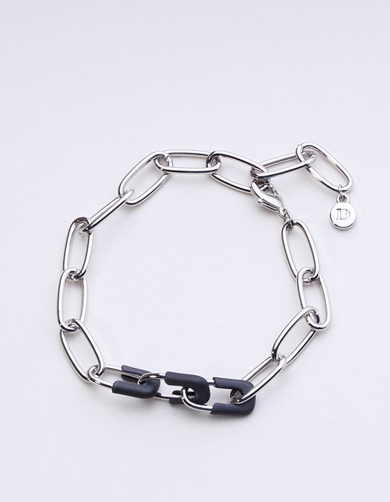 [다나버튼] (FW)컬러드 링크체인 팔찌